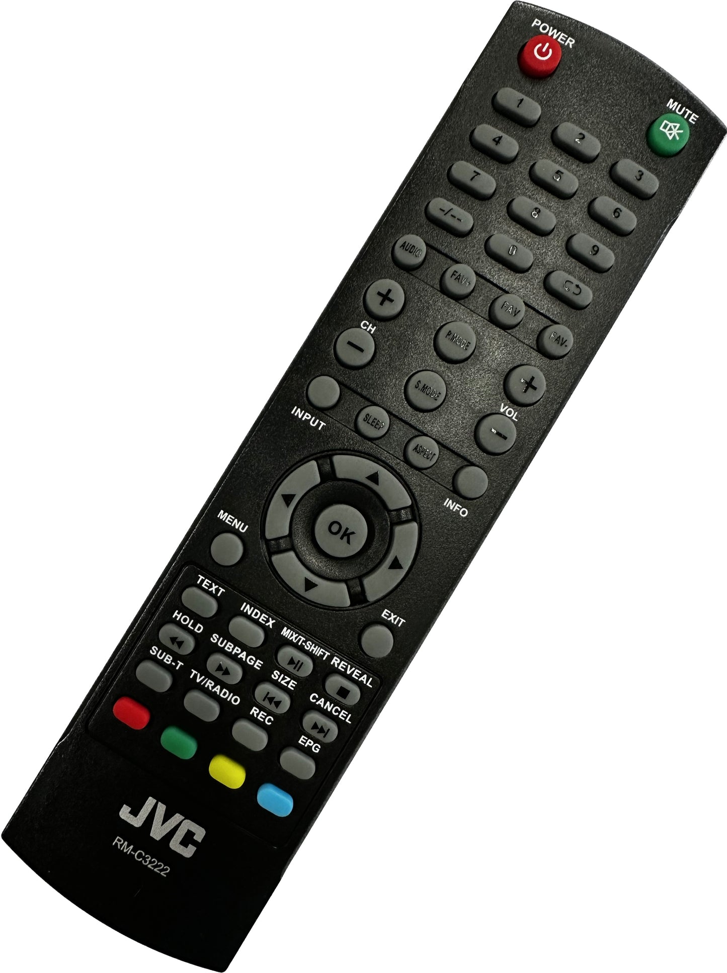 JVC TV Remote Control RM-C3222