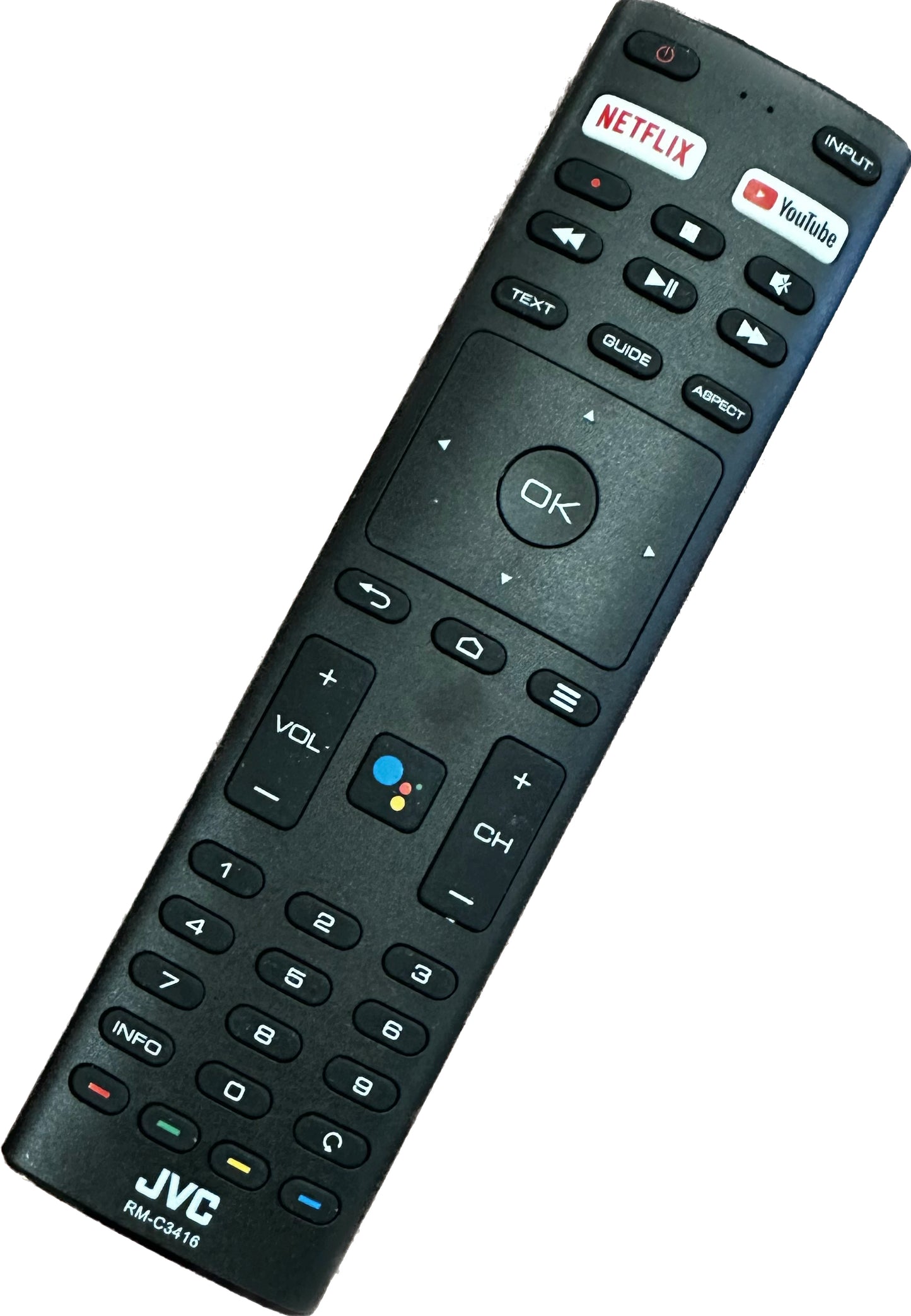 JVC TV Remote Control RM-C3416