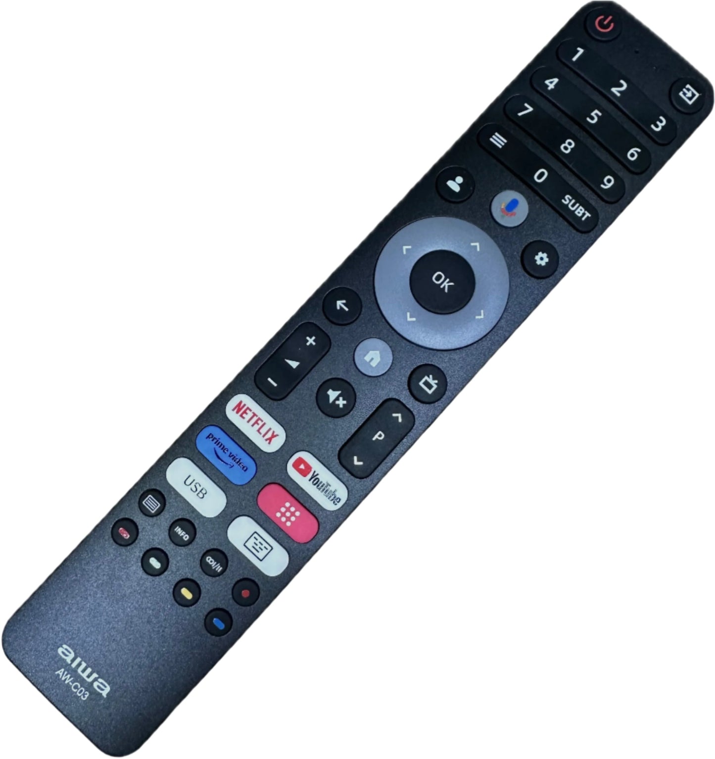 AIWA TV Remote Control AW-C03