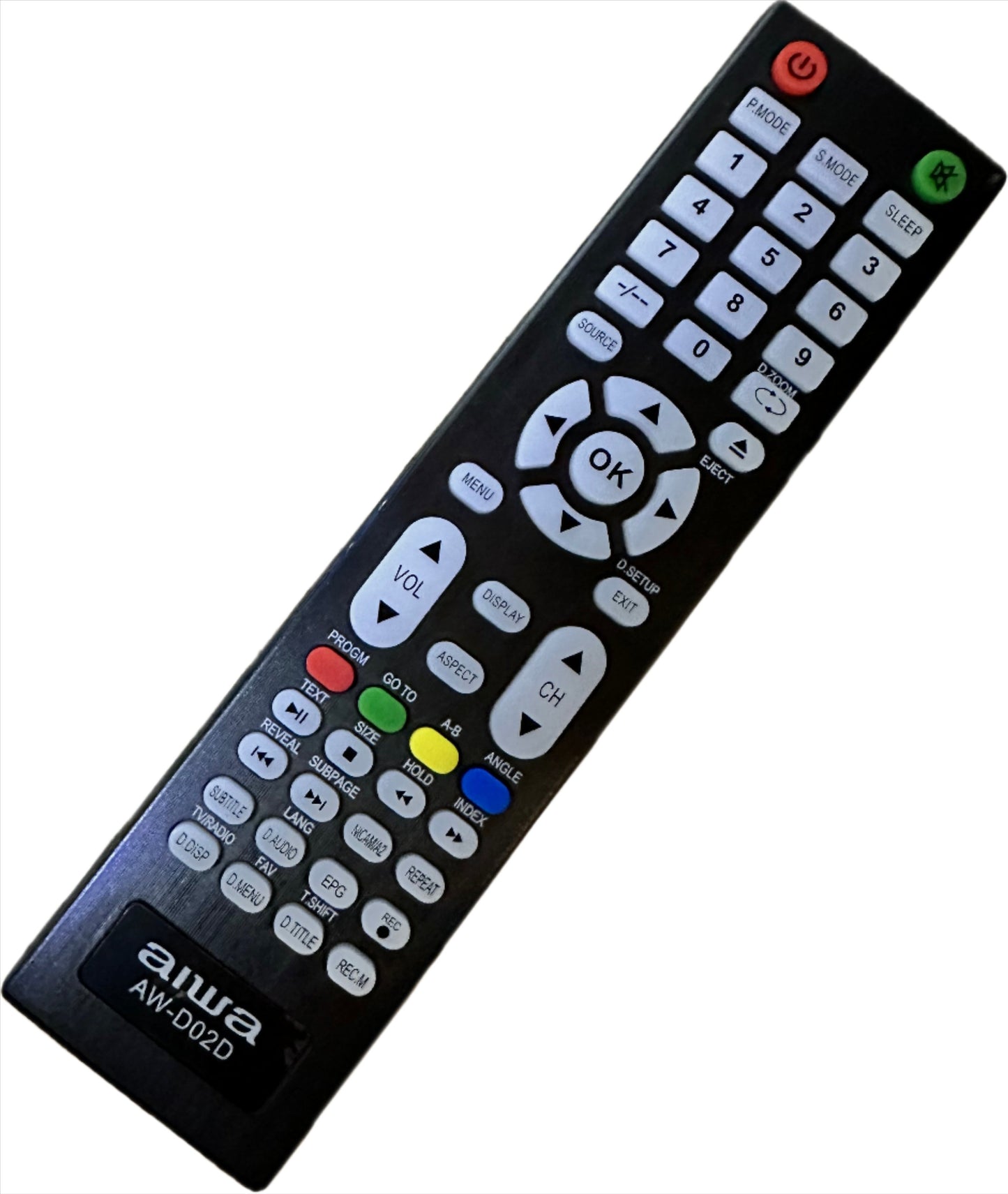 AIWA TV Remote Control AW-D02DVD