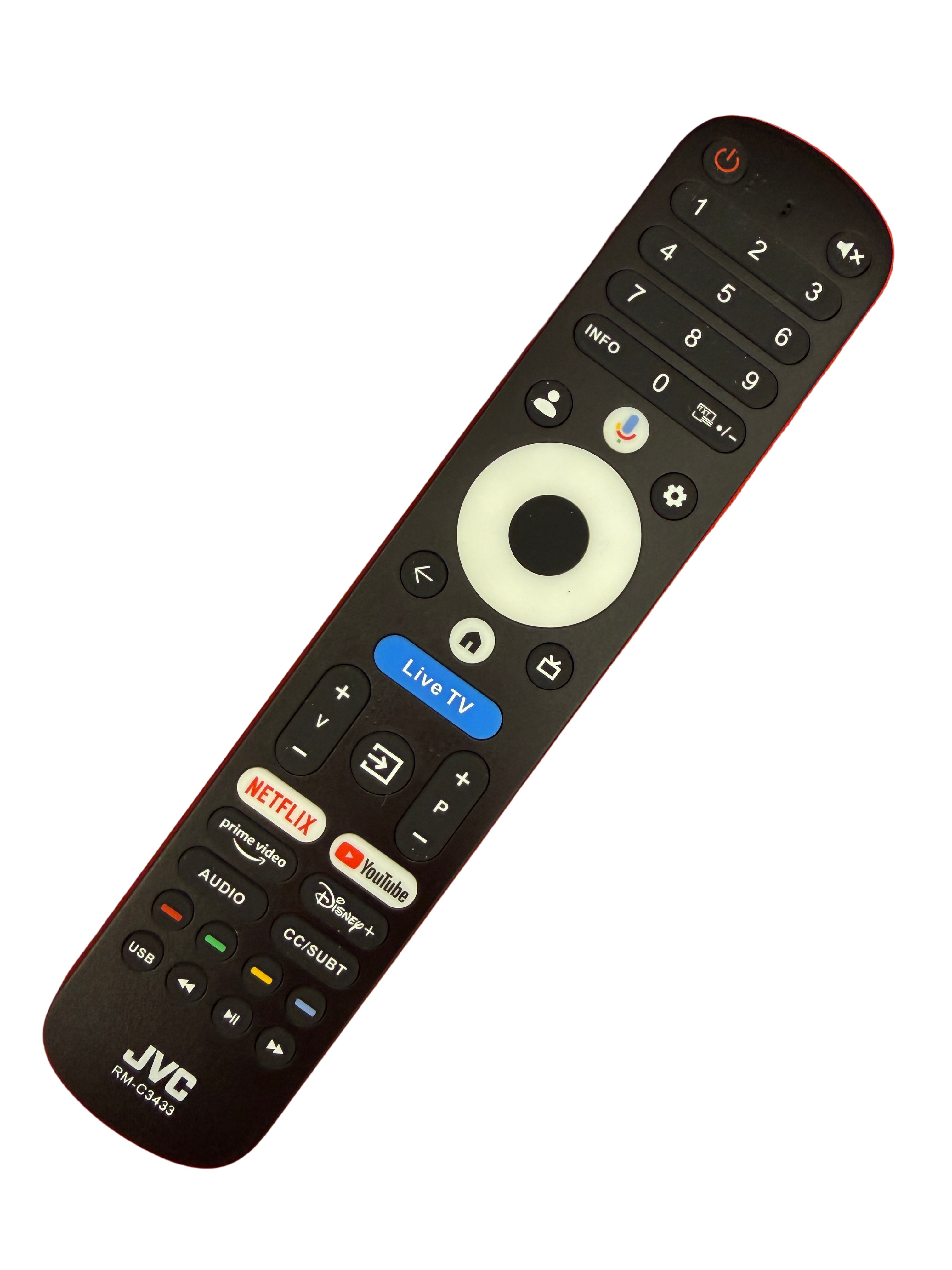 JVC TV Remote Control RM-C3433 – YalePrima