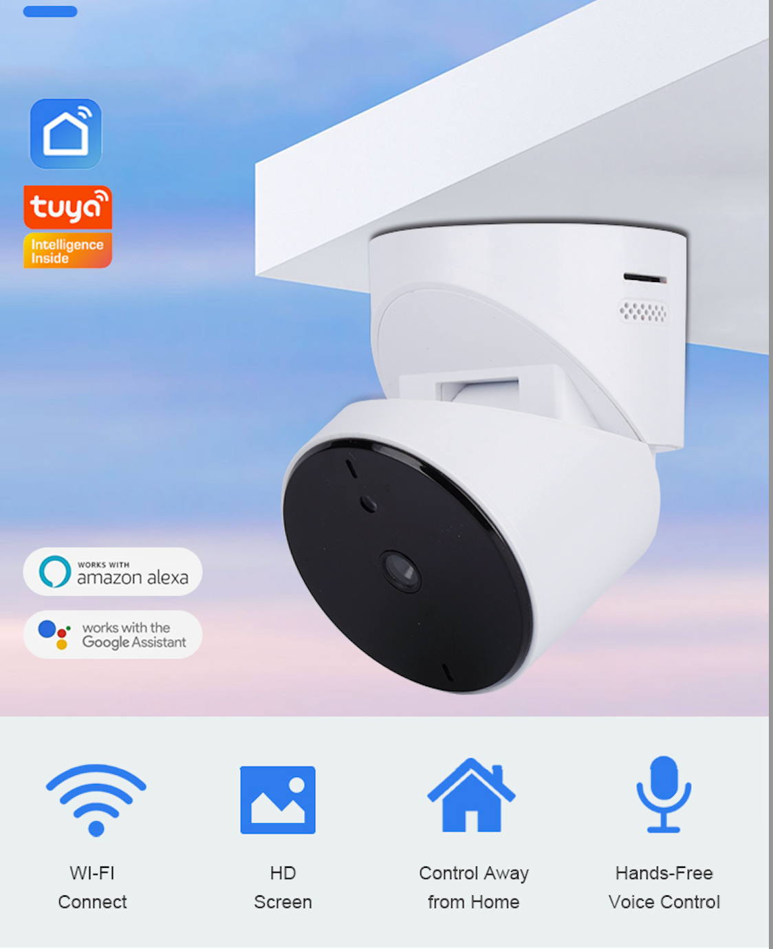 Smart Wi-Fi Garage Camera with Remote Access and Live View - Control Your Garage Door Anywhere, Anytime